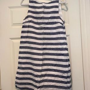 Stripe Linen A-Line Dress